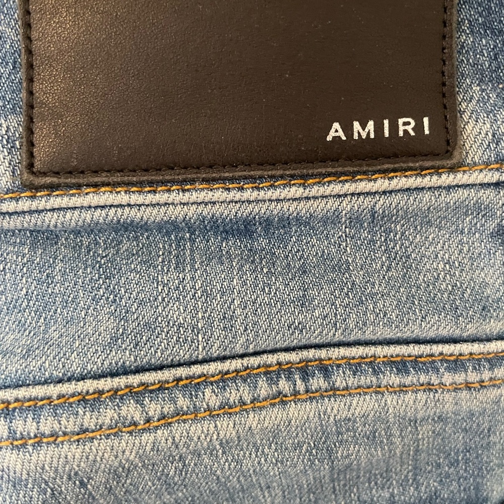 Light blue amiri jeans